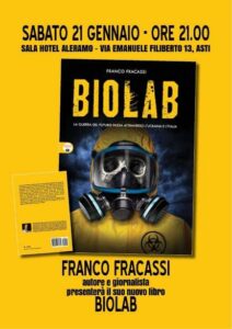 locandina presentazione libro su bio-laboratori
