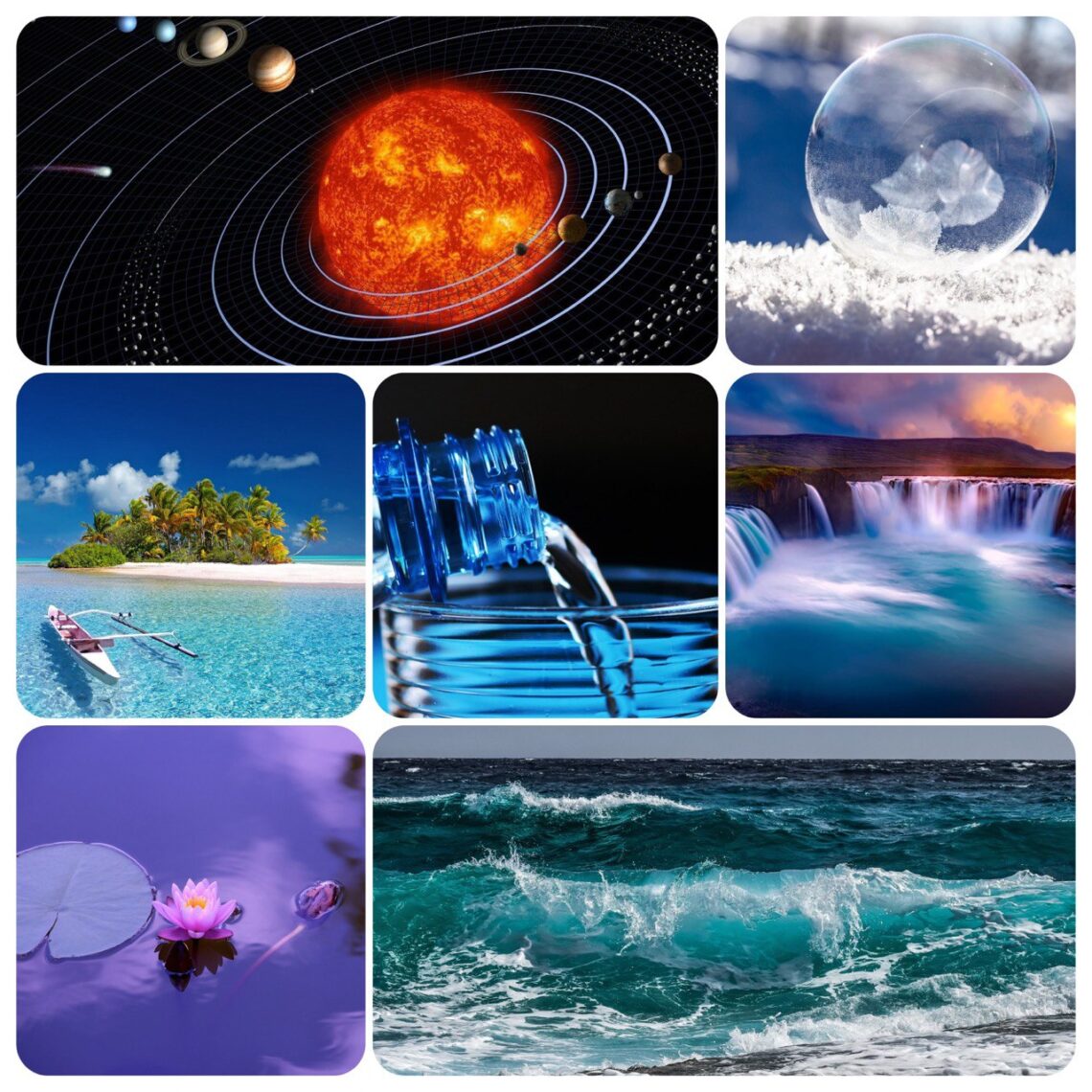 L’acqua – l’oro blu nell’Universo, sulla Terra e nel corpo umano