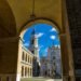 Loreto un luogo antico che parla al cuore Facciata del Santuario con campanile vista dai portici