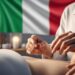 Agopuntura in Italia Agopuntore con paziente di sdraiato supino