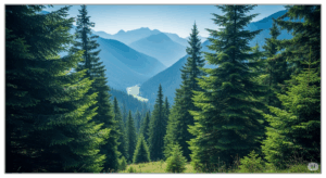 28 luglio giornata mondiale della conservazione della natura Boschi montani di pino a perdita d'occhio
