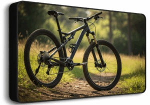 La terra chiama: Mountain bike vs Gravel MBT nera in natura