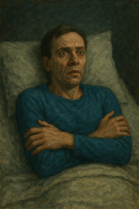immagine uomo paralizzato in un letto