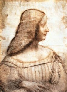 immagine di Isabella D'Este di Leonardo da Vinci I Grandi Maestri del Pastello