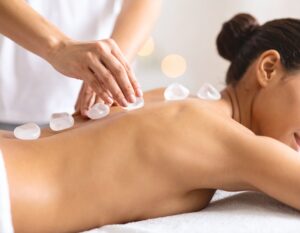 immagine di Cristallo-Terapia applicata sul corpo
