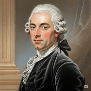 ritratto di Maurice-Quentin de La Tour, celebre ritrattista e pastellista francese del Settecento.