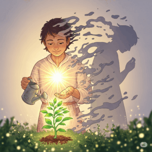 immagine carina che rappresenta il superamento dell'invidia. Superare L'Invidia