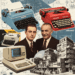 ecco un'immagine che riassume la storia della famiglia Olivetti e dell'azienda di Ivrea.