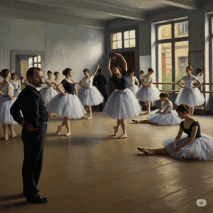 un'immagine nello stile di Edgar Degas