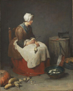 La cuoca (circa 1740); olio su tela