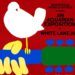 Woodstock tre giorni di pace amore e musica Colomba bianca, su manico di chittarra
