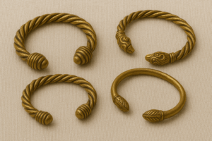 Vichinghi: arm rings come come simboli economici e di lealtà.